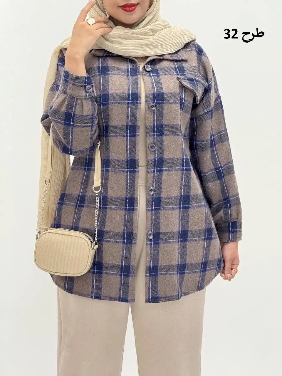 3562-شکت چهارخونه وانیل